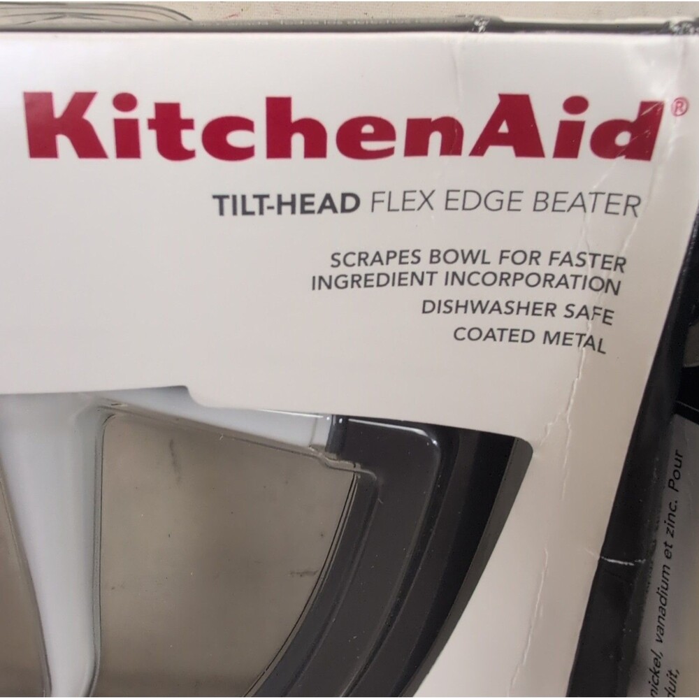 Lot Of 2 KitchenAid Tilt-Head Flex Edge Beater KFE5T for Stand Mixer New OEM - Picture 2 of 8